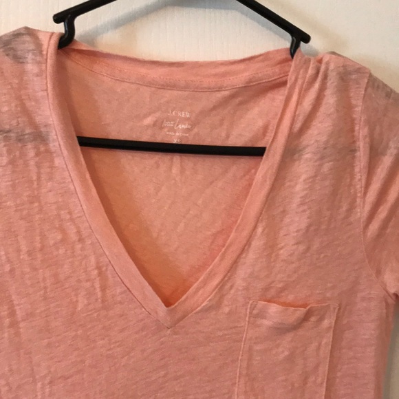 J. Crew v neck relax T-shirt size xs - Picture 2 of 5
